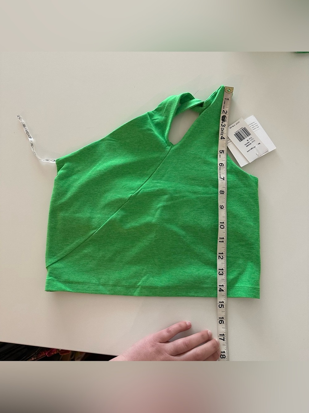 NEW Beyond Yoga Spacedye Lost Your Mind One Shoulder Shorts Set Green M Biker - Picture 8 of 8